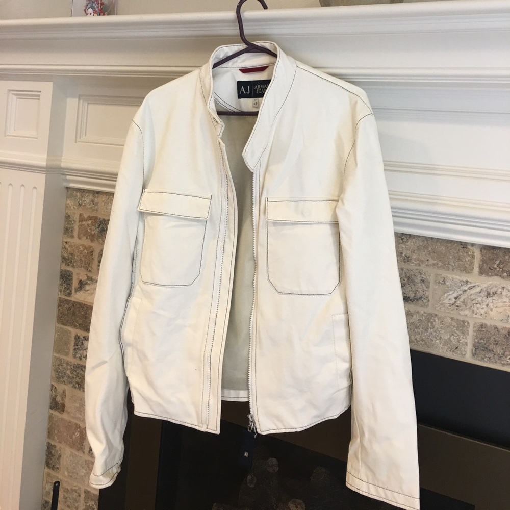 Armani Jeans faux leather jacket